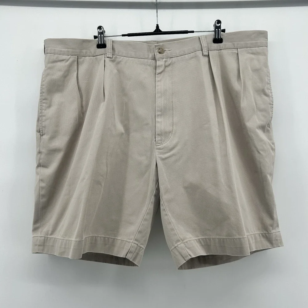 Polo Ralph Lauren Classic Fit Pleated Chino Shorts Mens 42 Khaki 9